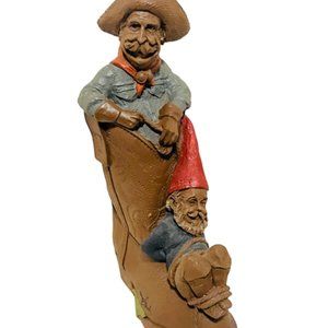 Tom Clark figurine gnome elf SIGNED sculpture Cairn Cowboy Boot Western Texas TX
